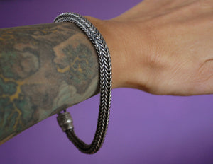 Thick Rajasthan Snake Chain Bracelet