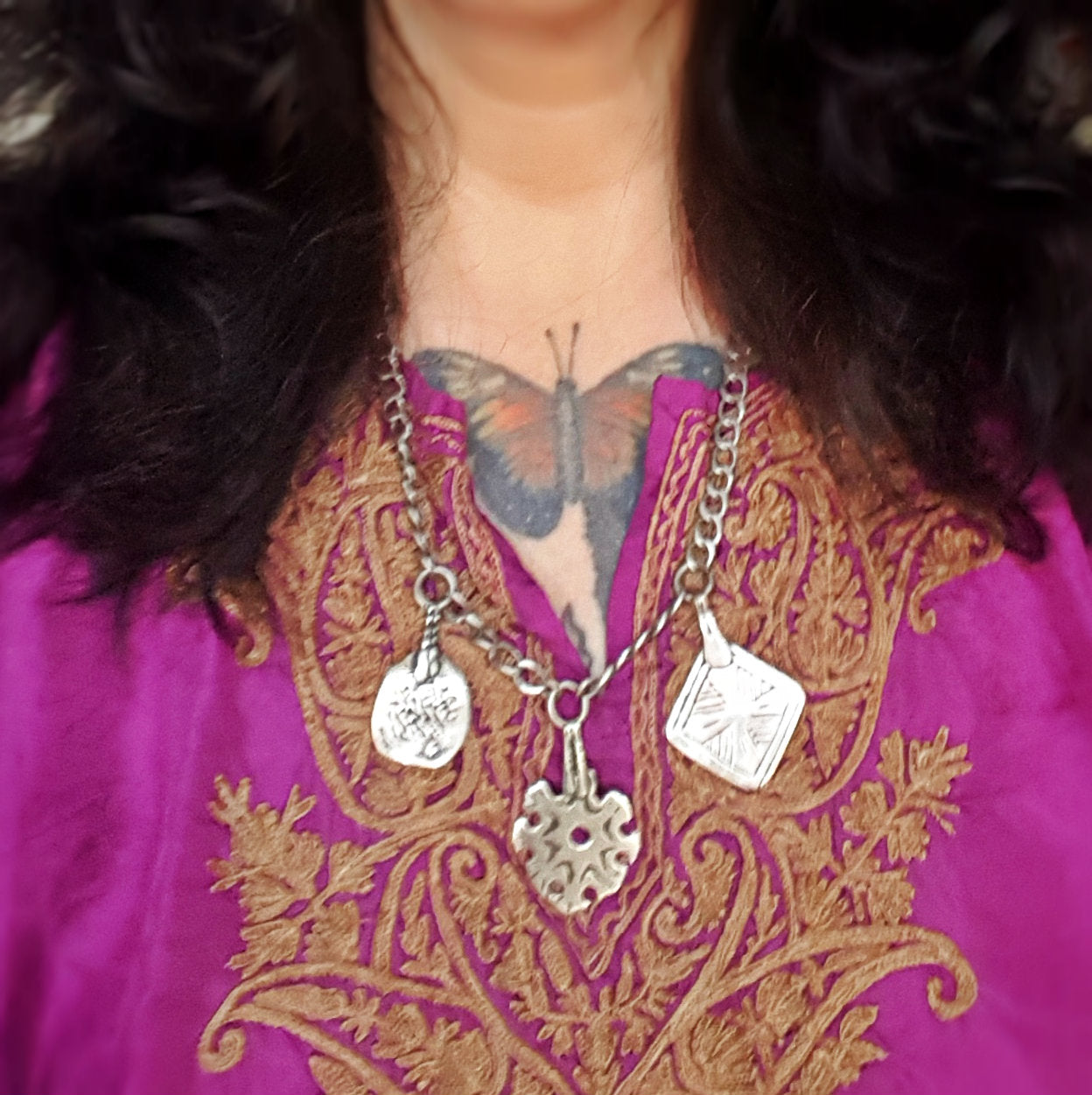 Old Berber Charms Necklace