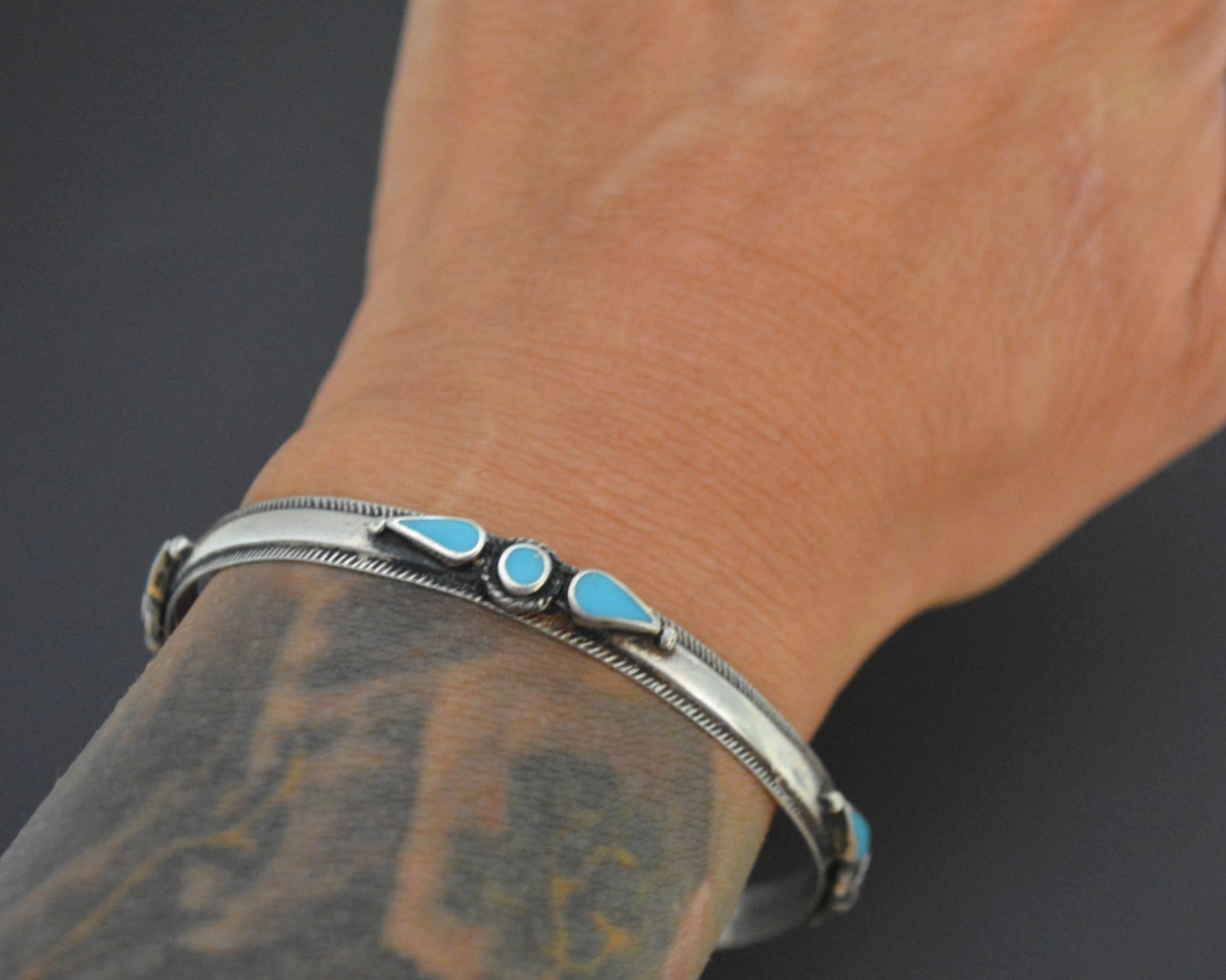 Ethnic Turquoise Cuff Bracelet