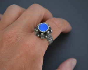 Afghani Lapis Lazuli Ring - Size 8.5