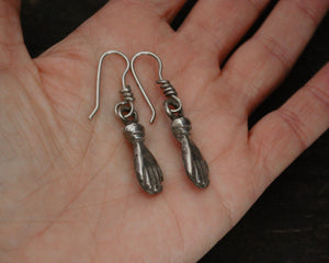 Old Berber Hamsa Earrings