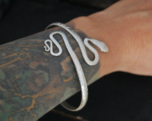 Sterling Silver Snake Bracelet or Armlet