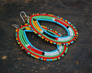 Large African Masaai Earrings