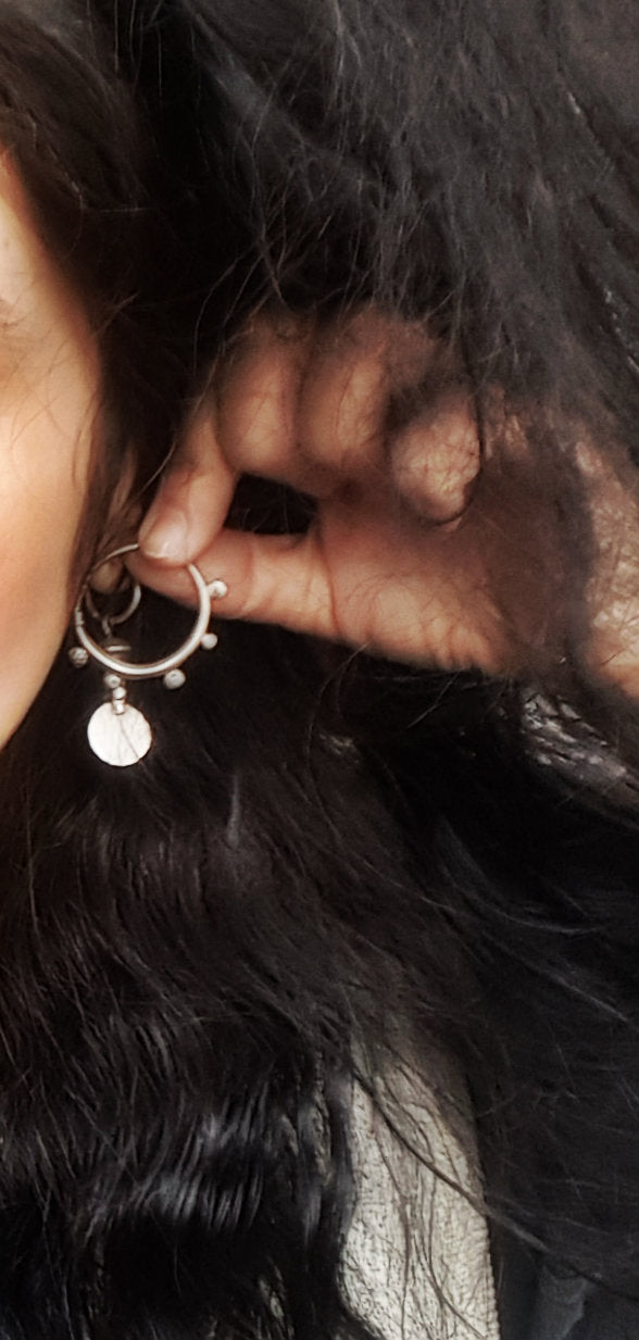 Afghani Hoop Earrings - MEDIUM