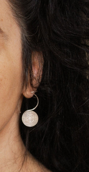 Karen Silver Hill Tribe Earrings