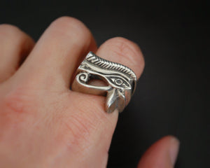 Eye of Horus Ring from Egypt - Size 7.5