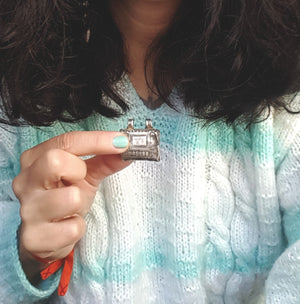 Old Yemeni Silver Box Pendant