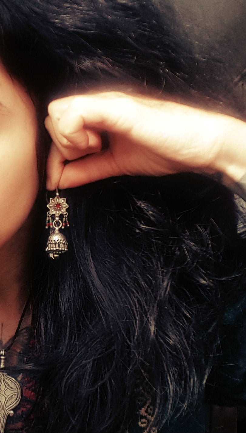 Tribal Kashmiri Jhumka Earrings