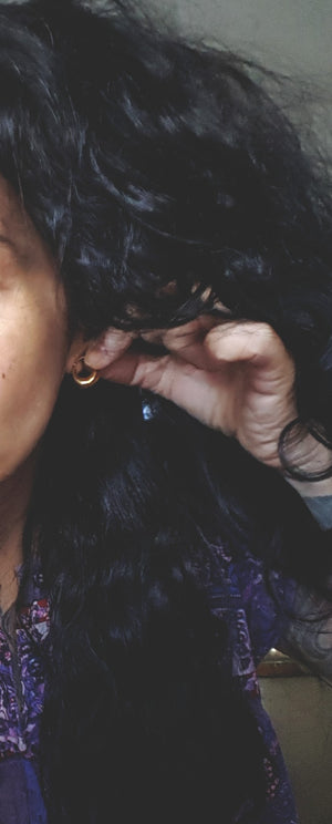 Gilded Hoop Earrings - XS