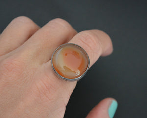 Ethnic Agate Ring  - Size 7.5