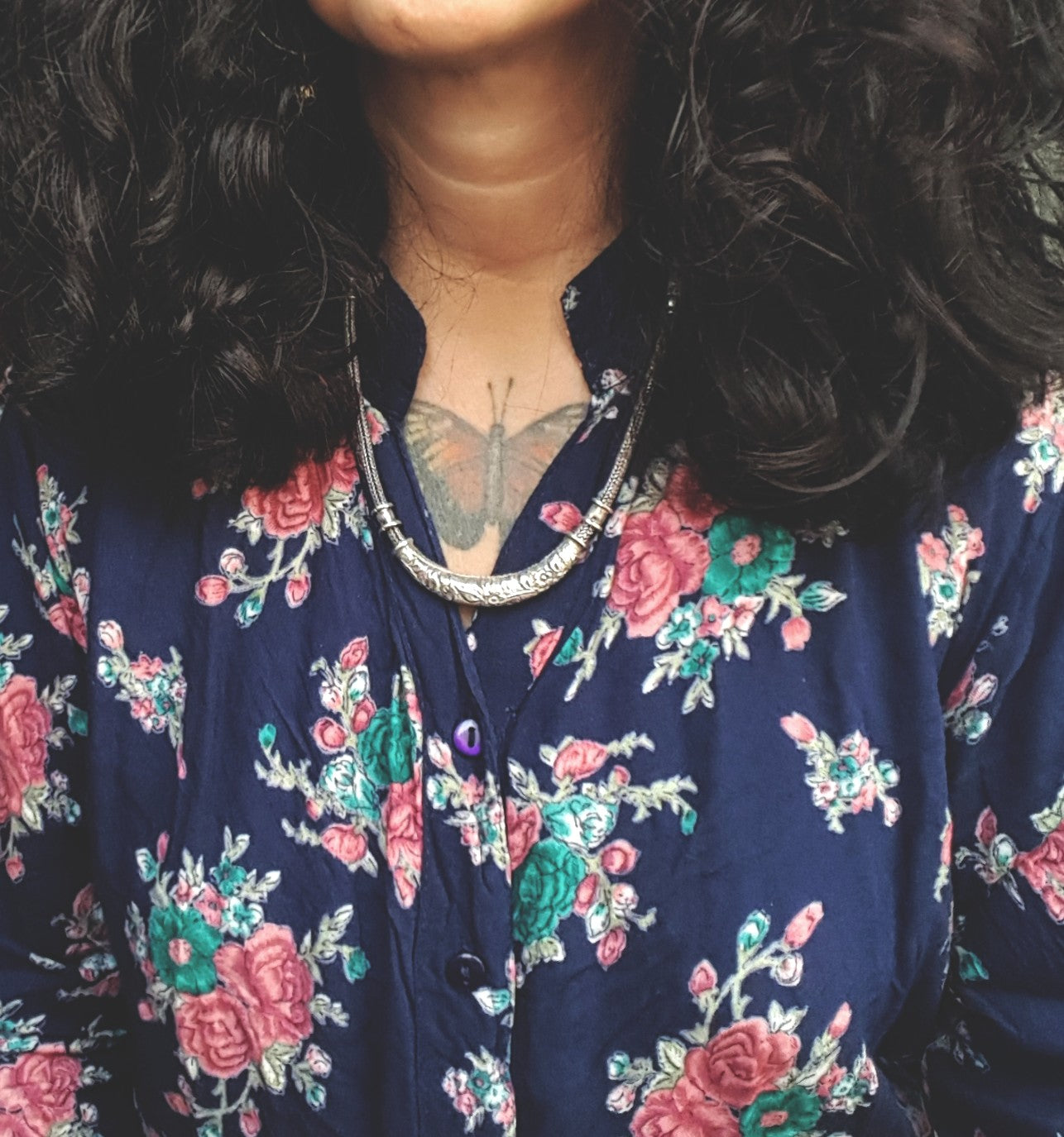 Bali Braided Snake Chain Necklace with Silver Parts
