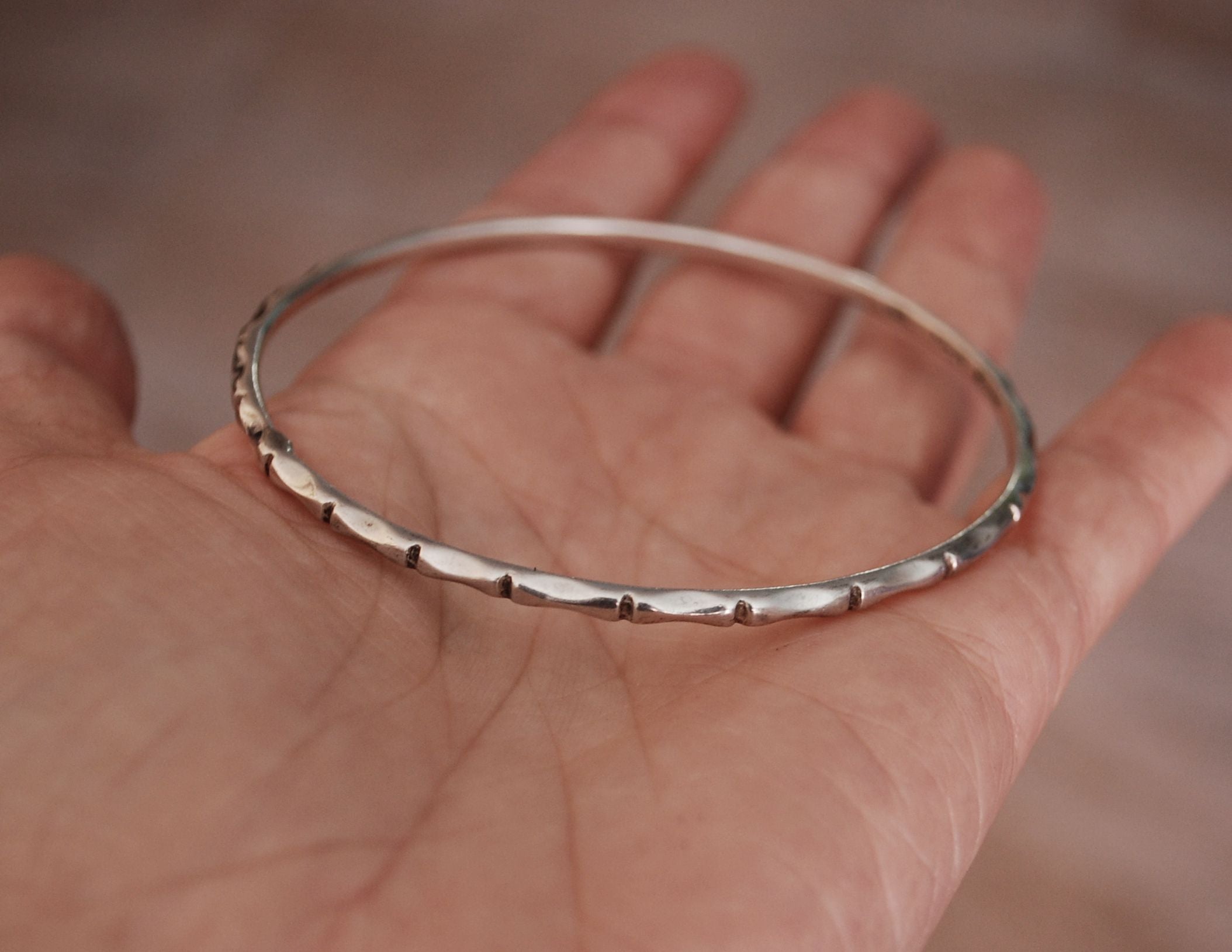 Mexican Bamboo Bangle Bracelet