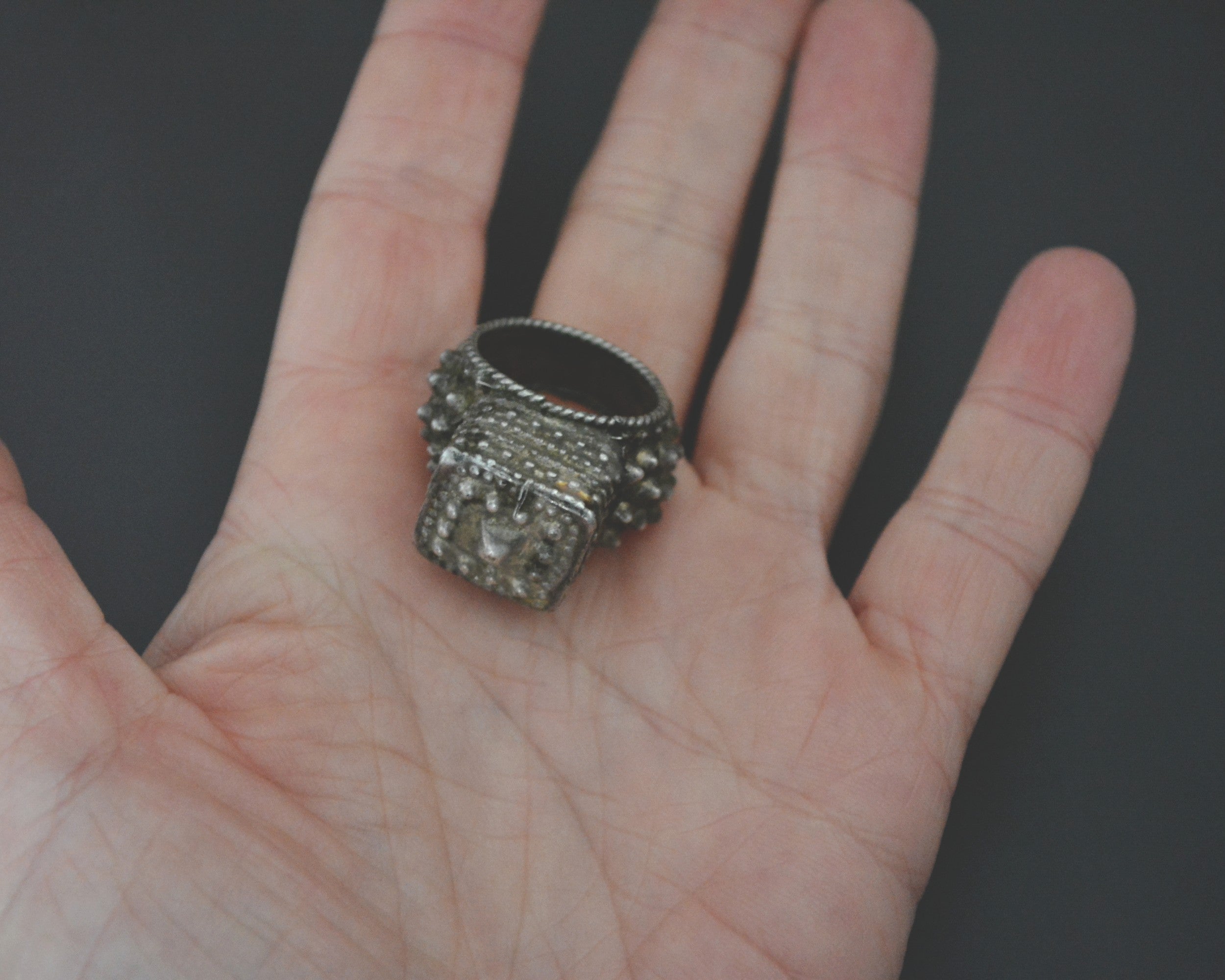 Yemeni Silver Ring - Size 5.75