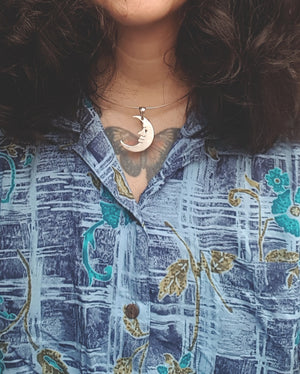 MOON MAGIC - Crescent Moon Amulet Necklace