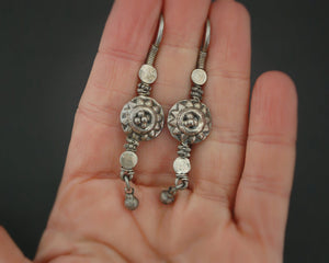 Afghani Earrings with Bell Decoration