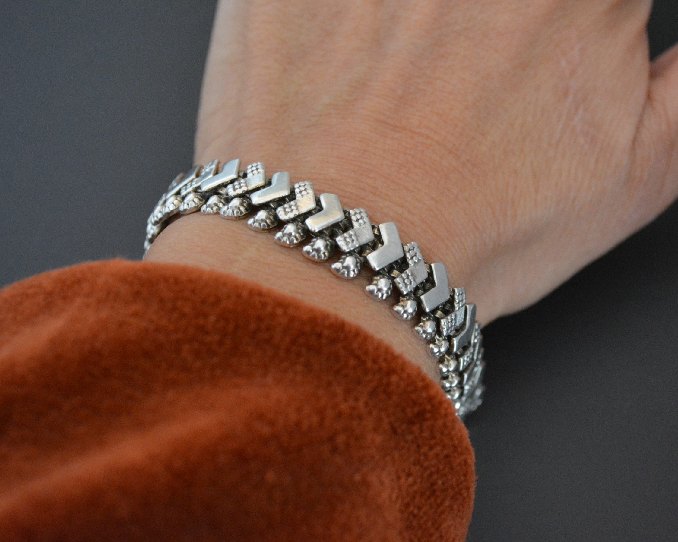 Rajasthani Sterling Silver Link Bracelet