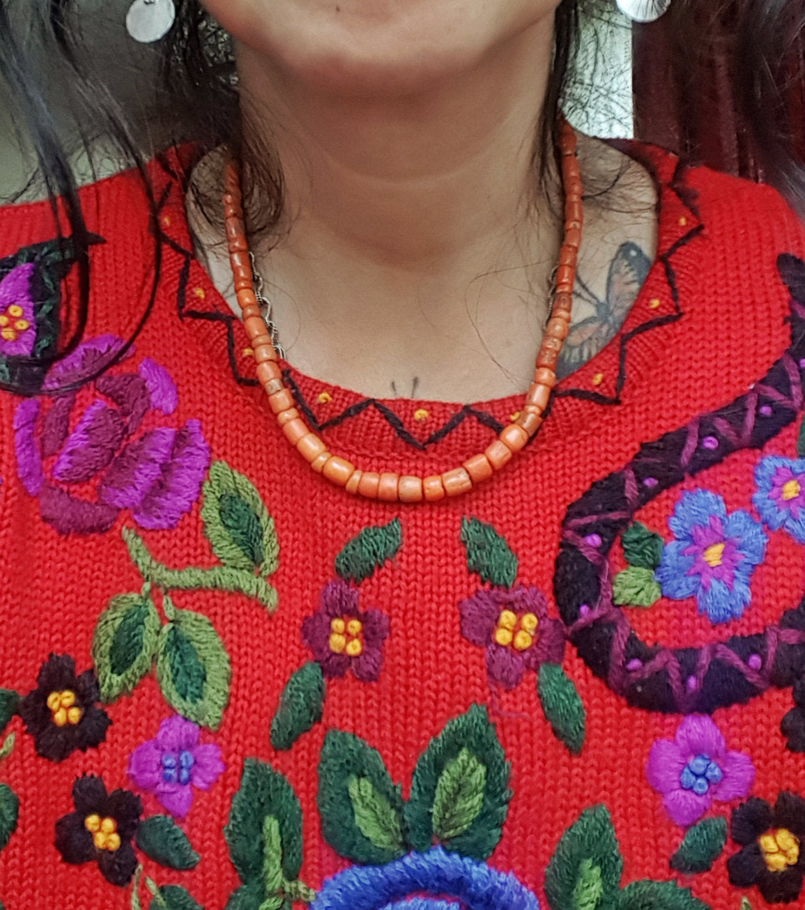 Old Berber Coral Necklace