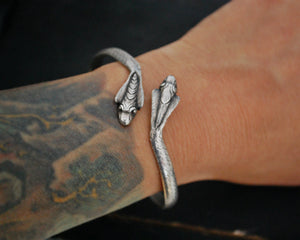 Vintage Sterling Silver Cobra Bracelet