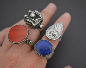 Old Rajasthani Silver Ring - Size 6.5