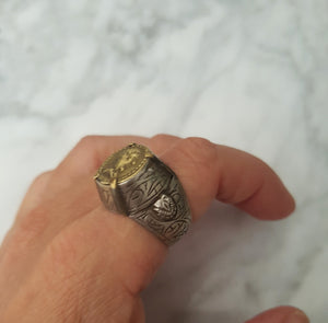 Turkmen Signet Ring - Size 8