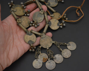 Banjara Kuchi Coin Necklace On Cotton Cord