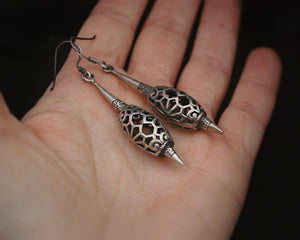 Rajasthani Silver Dangle Earrings