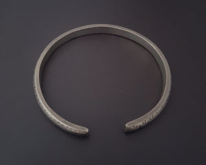 Ethnic Solid Bracelet with Carvings