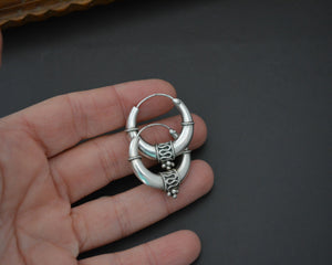 Ethnic Hoop Earrings from India - MEDIUM
