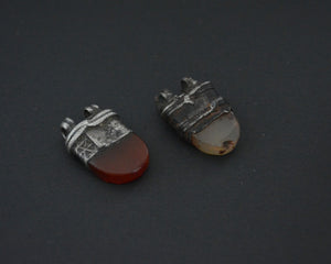 Set of Two Old Yemeni Pendants