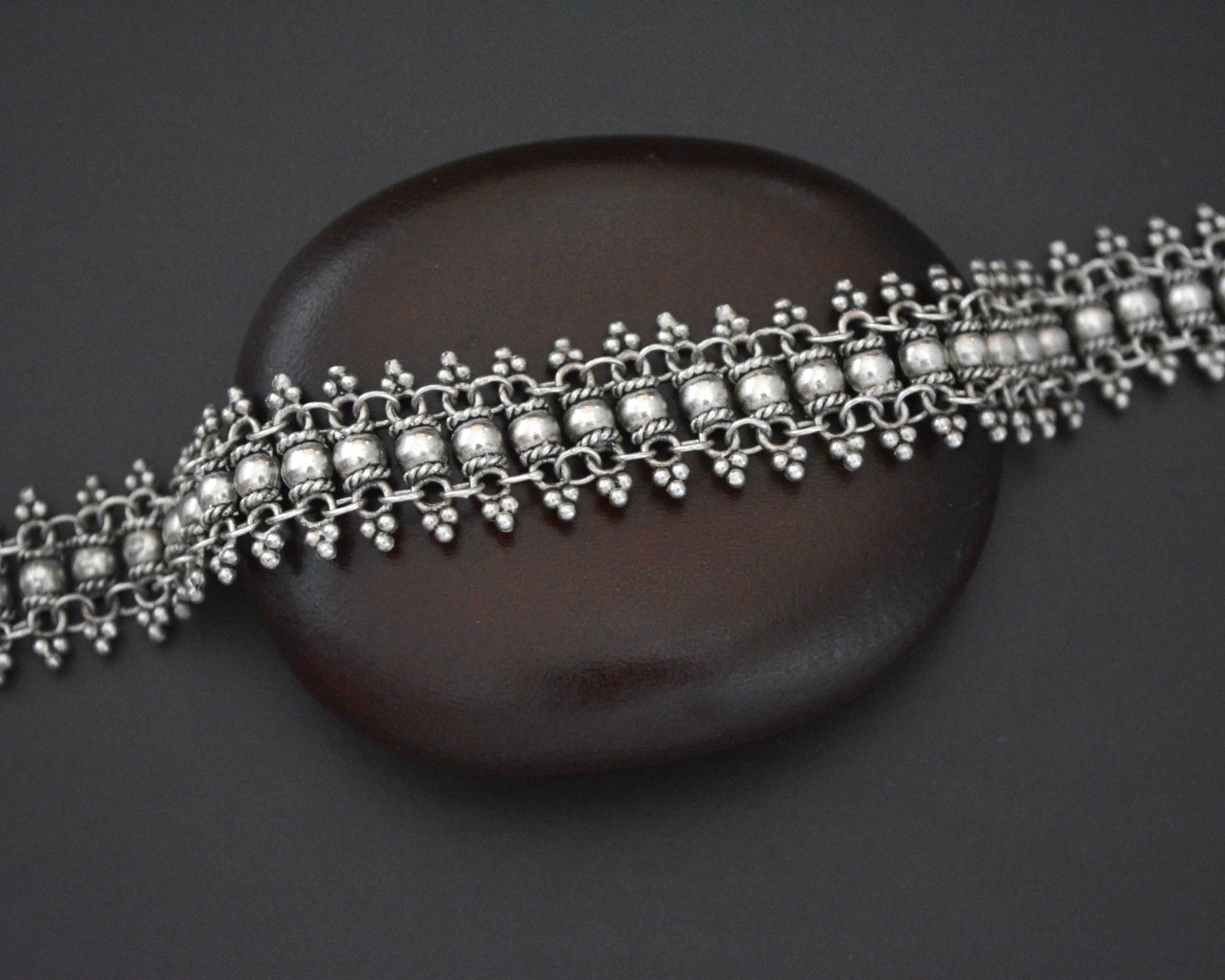 Ethnic Link Bracelet with Pin