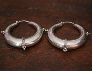 Ethnic Hoop Earrings - LARGE