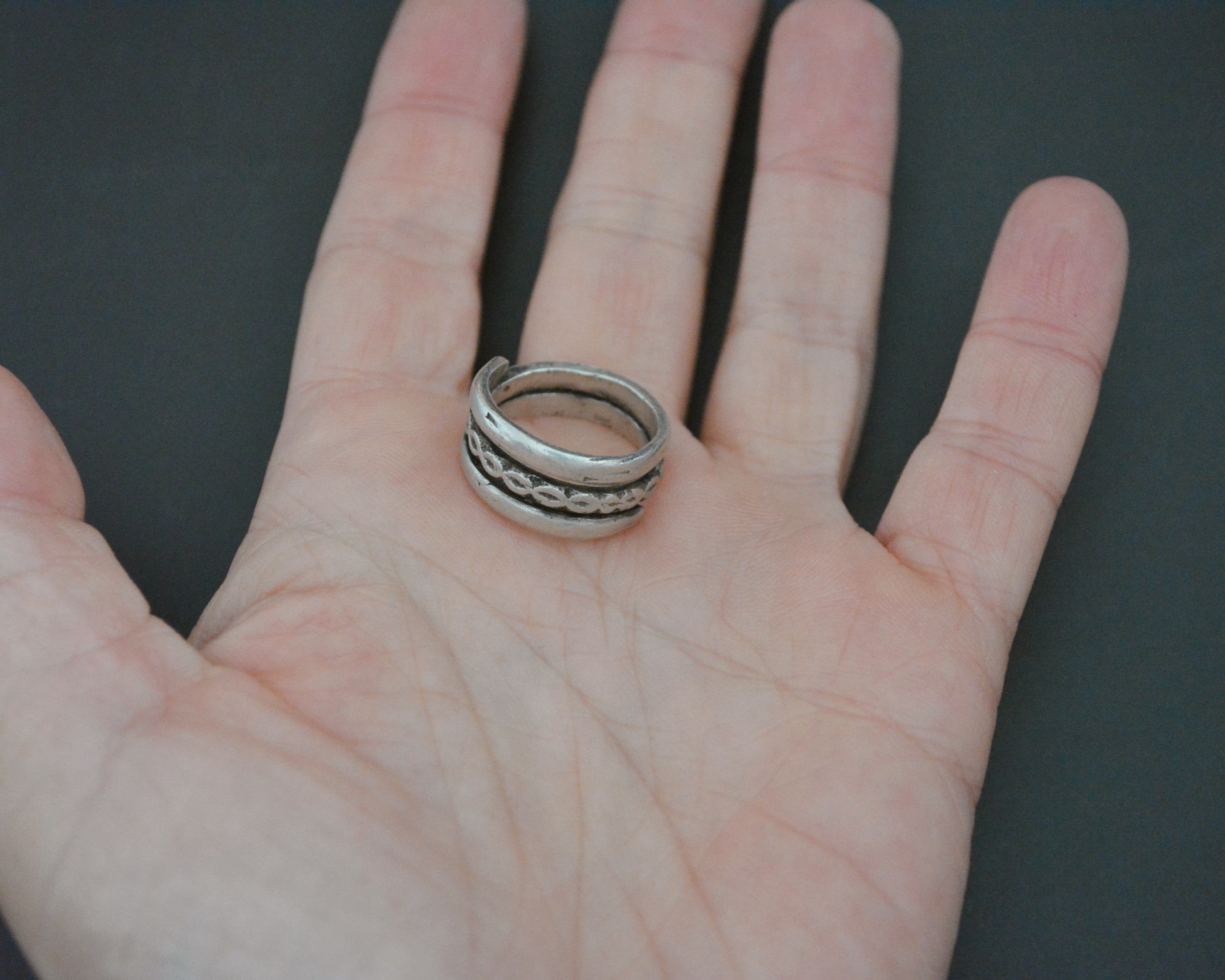 Old Coil Ring from India - 6