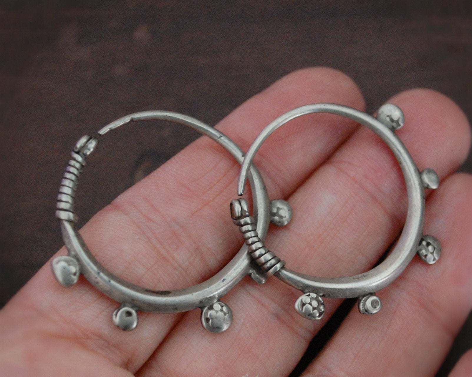 Afghani Hoop Earrings - MEDIUM