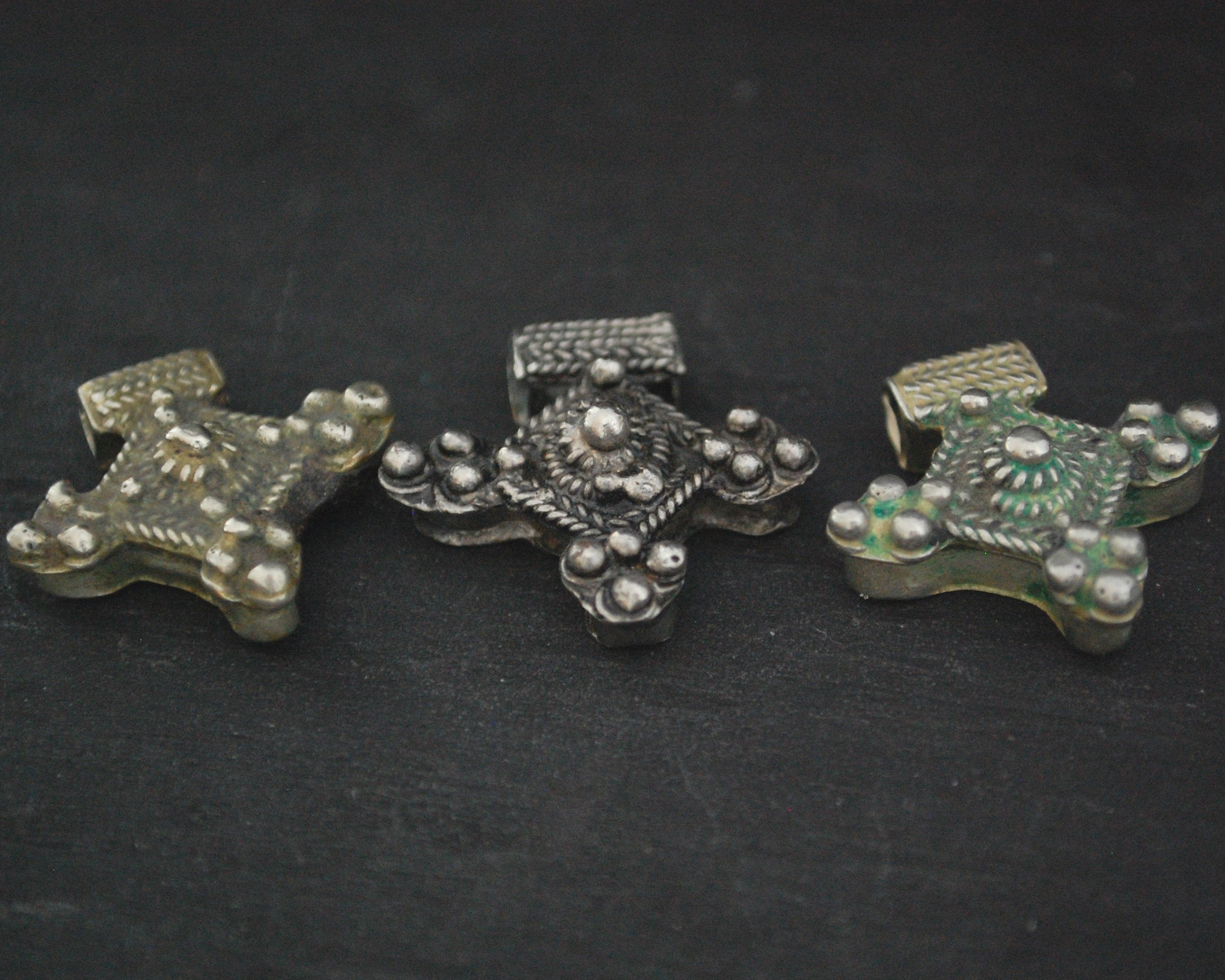 Berber Cross Pendants - Set of Two