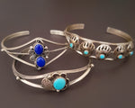 Set of 3 Navajo Cuff Bracelets - XXS