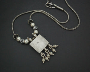 Rajasthani Silver Lotus Necklace