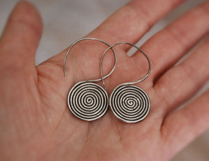 Karen Silver Hill Tribe Earrings