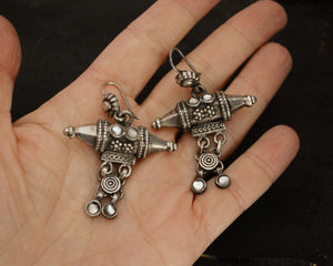 Rajasthani Silver Dangle Earrings