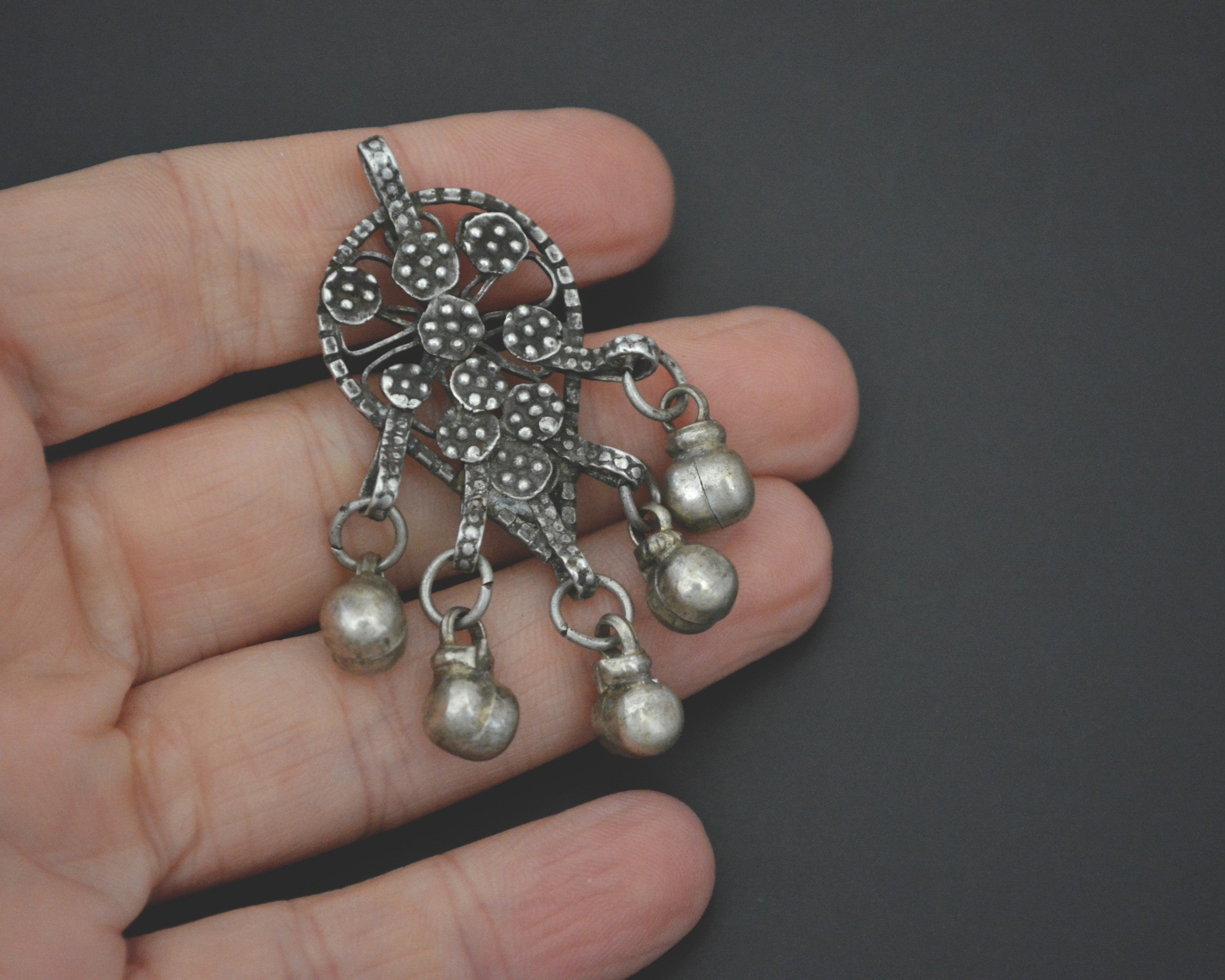 Antique Yemeni Pendant with Bells