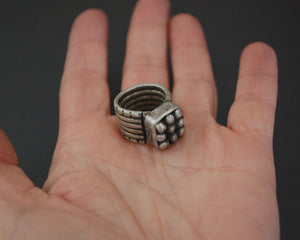Old Ethiopian Silver Ring - Size 4