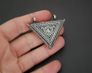 Turkish Openable Silver Box Pendant - Tughra