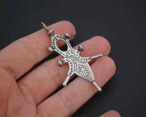 Tuareg Silver Cross Pendant