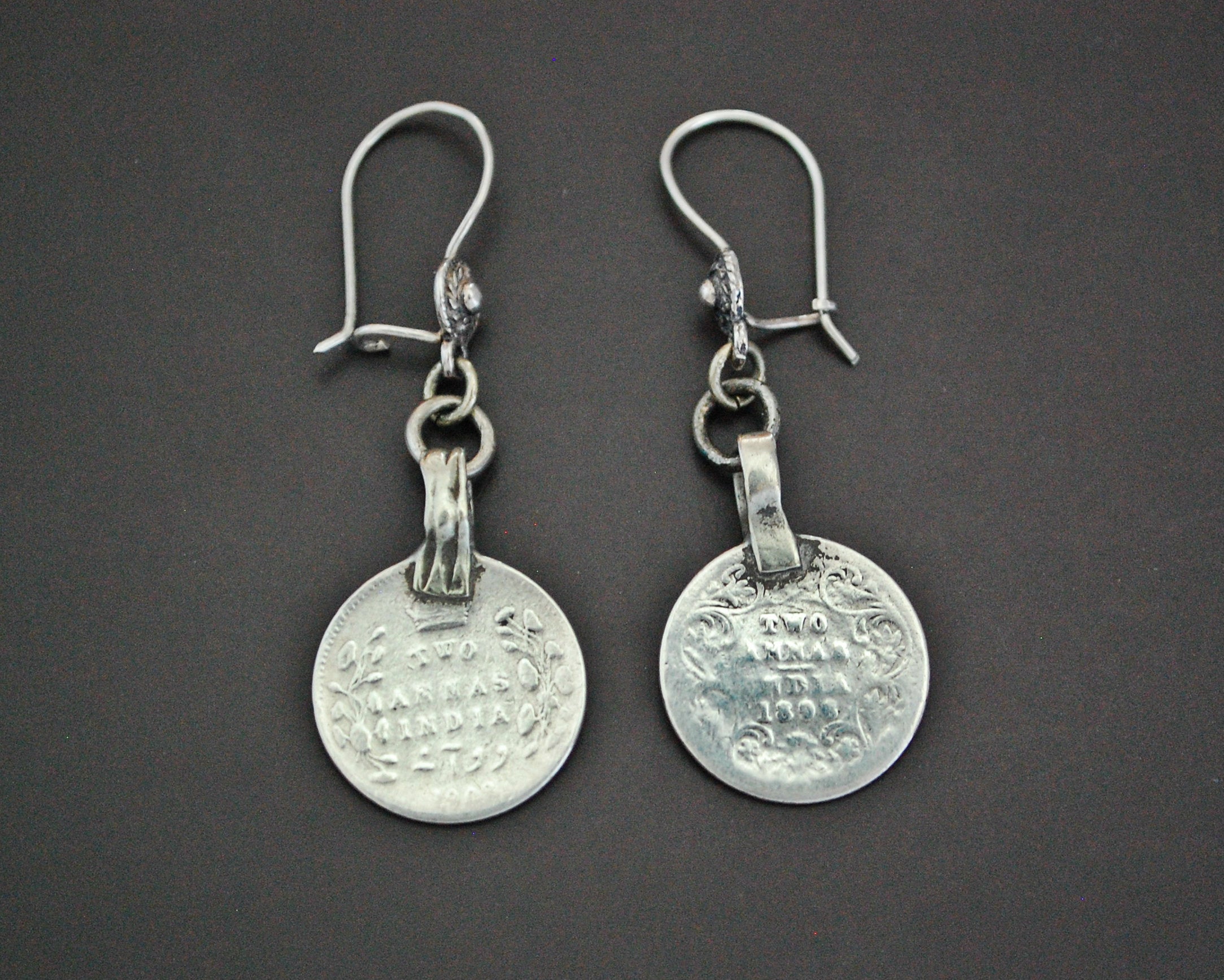 Indian Coin Dangle Earrings