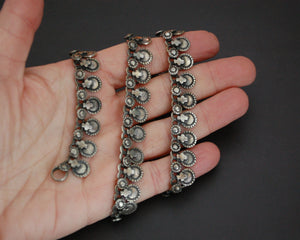 Long Indian Silver Necklace