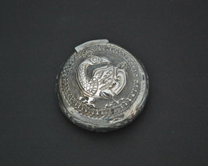 Vintage Carved Peacock Box from India