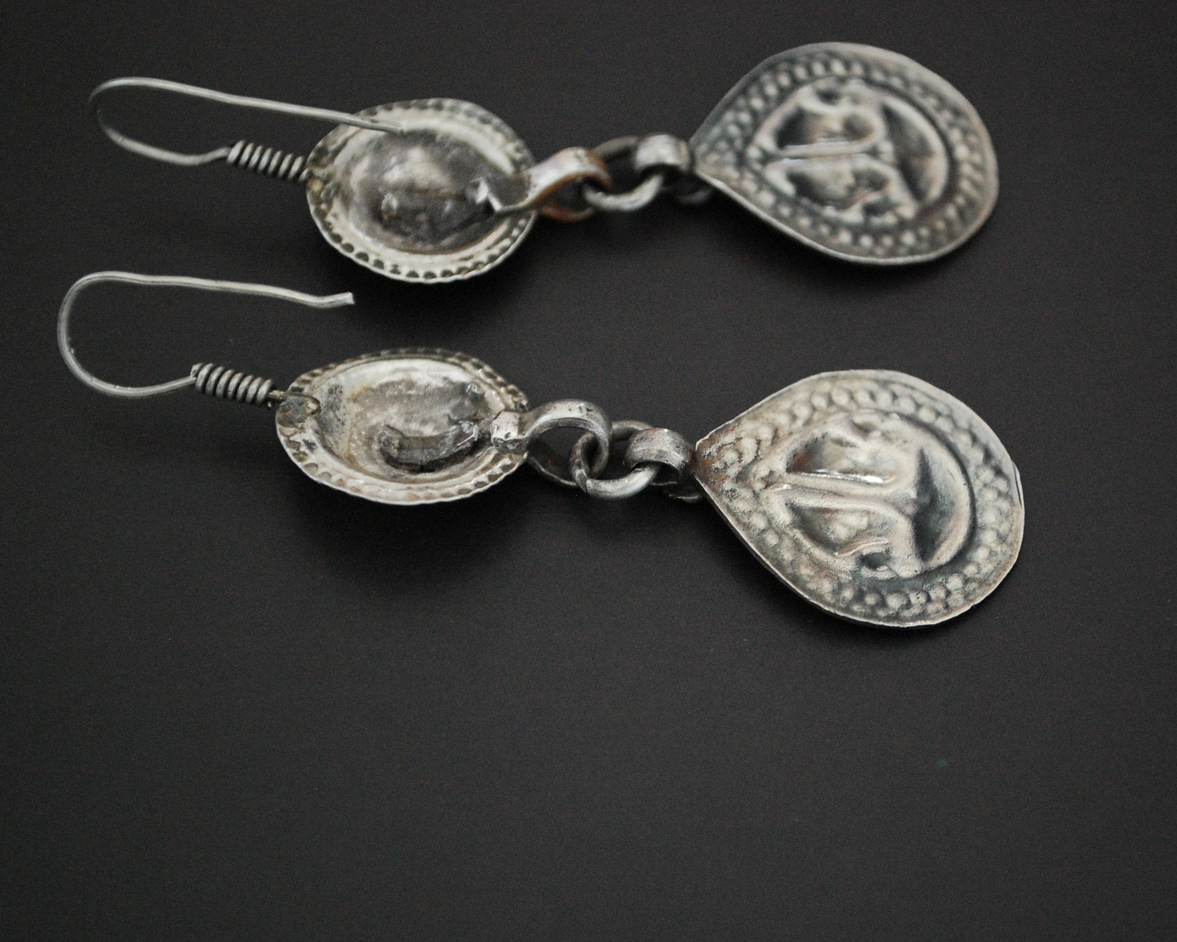 Hindu Charm Earrings Vishnu's Feet