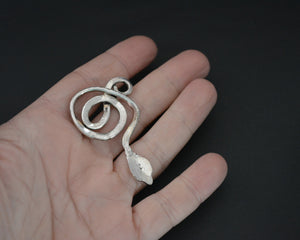 Silver Snake Ornament Pendant