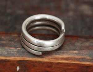 Ethnic Coil Ring from India - Size 6