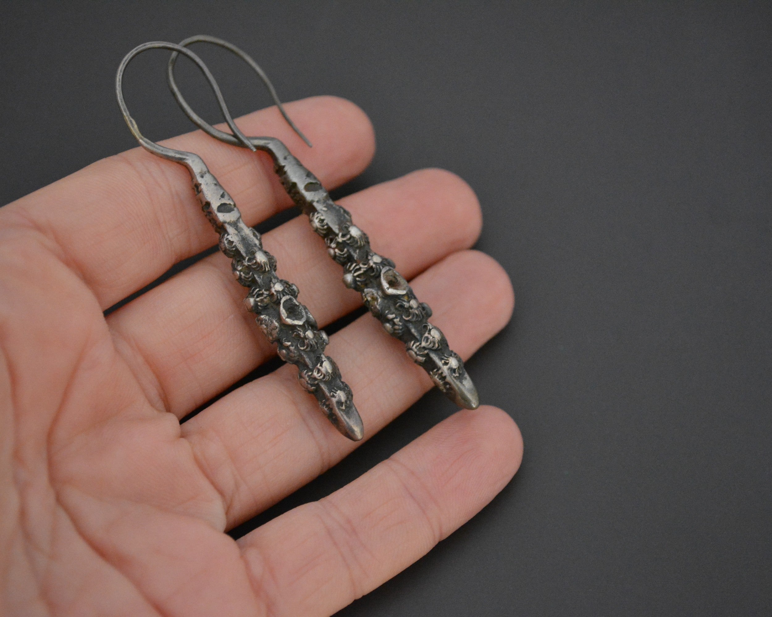 Antique Kirghiz Earrings