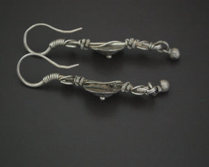 Afghani Earrings with Bell Decoration